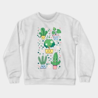 Collection of Cute Plants #2 Crewneck Sweatshirt